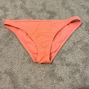 Coral bathing suit bottoms